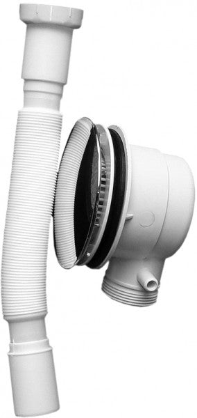 Odpadní sada typu A pro sprchové vaničky s odtokovým otvorem 90 mm - flexibilní hadice