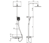 Sprchový systém termostat BS371