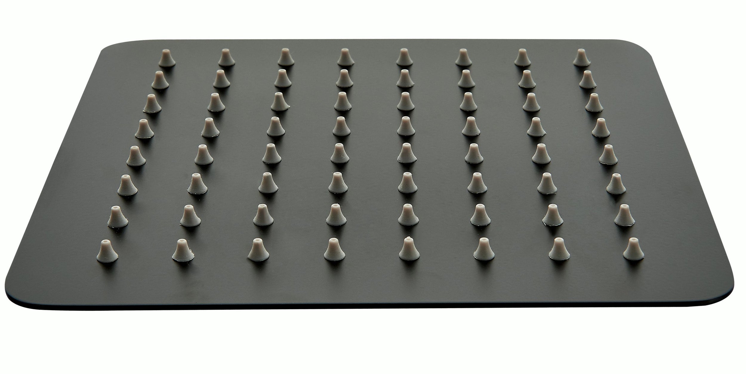 Dešťová sprcha DPG2023 plochá - nerezová ocel - černá