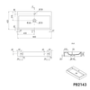 Umyvadlo PB2143 nástěnné i na desku - minerální odlitek (Solid Stone) - bílá matná - 80 × 42 × 10 cm