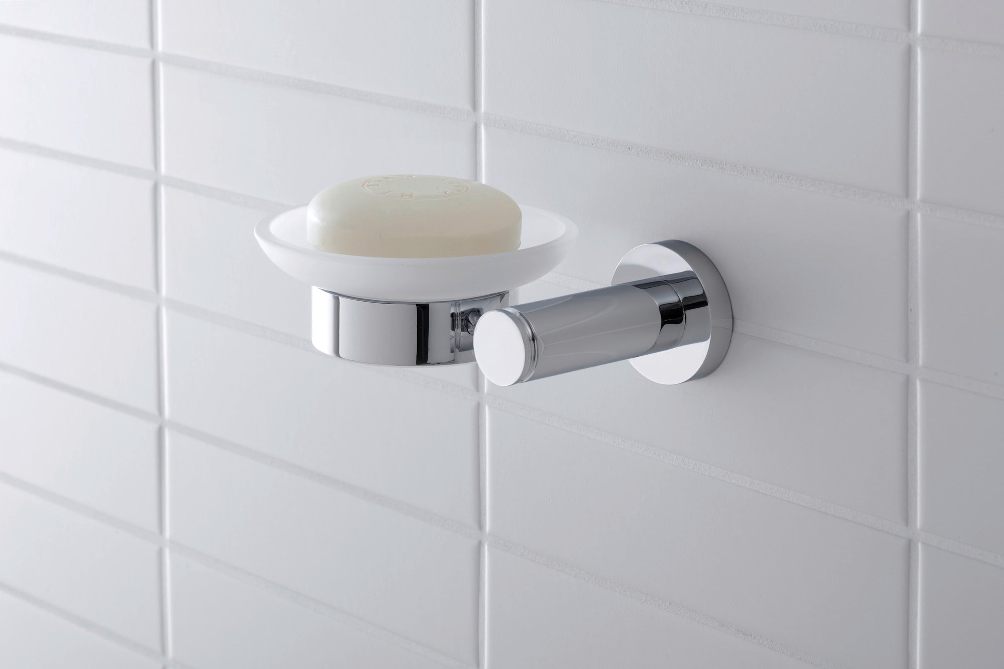 Duravit D-Code mýdelník Ø10 cm pro 1 mýdlo