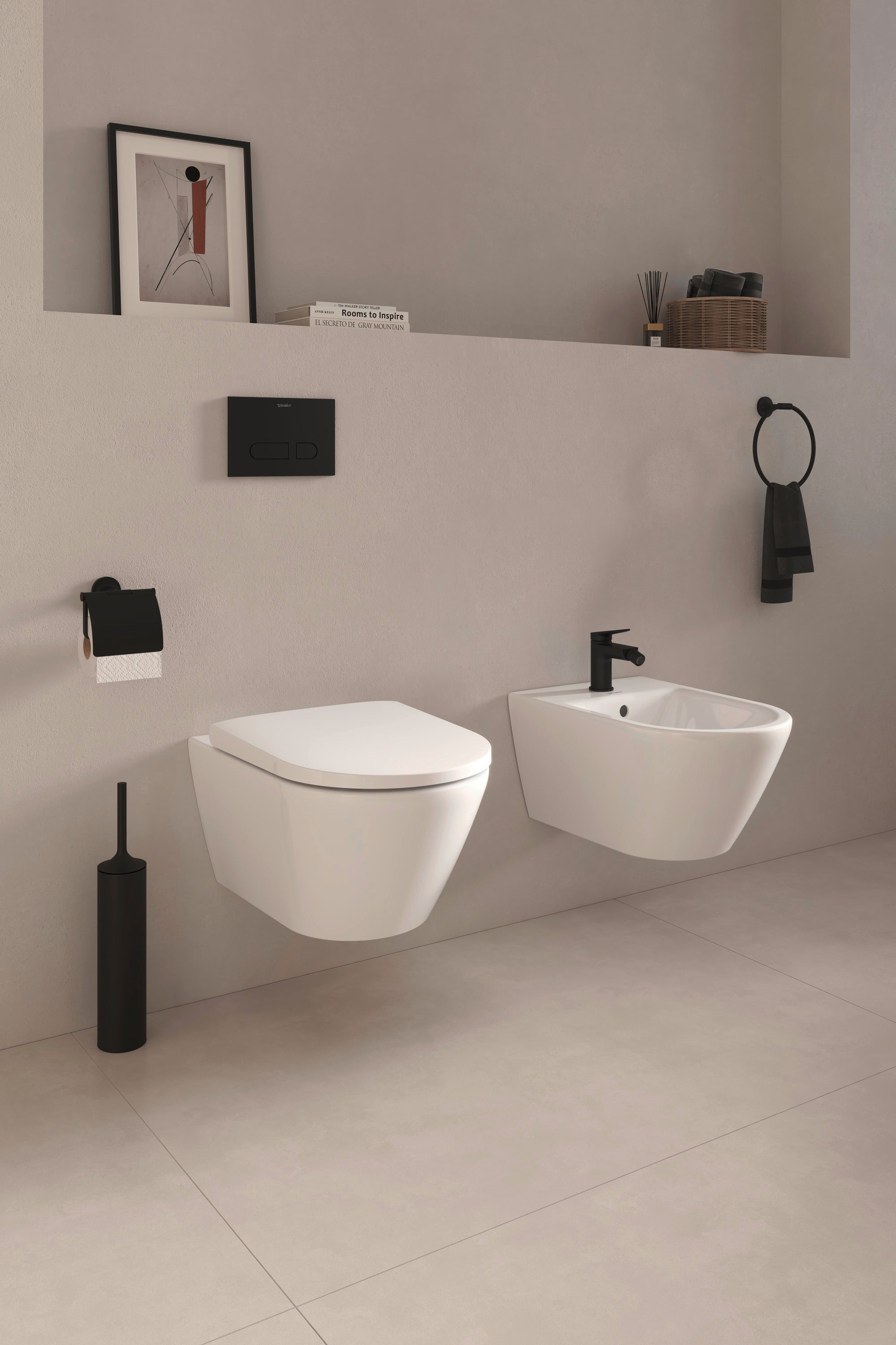 Duravit DuraSystem mechanická ovládací deska pro WC