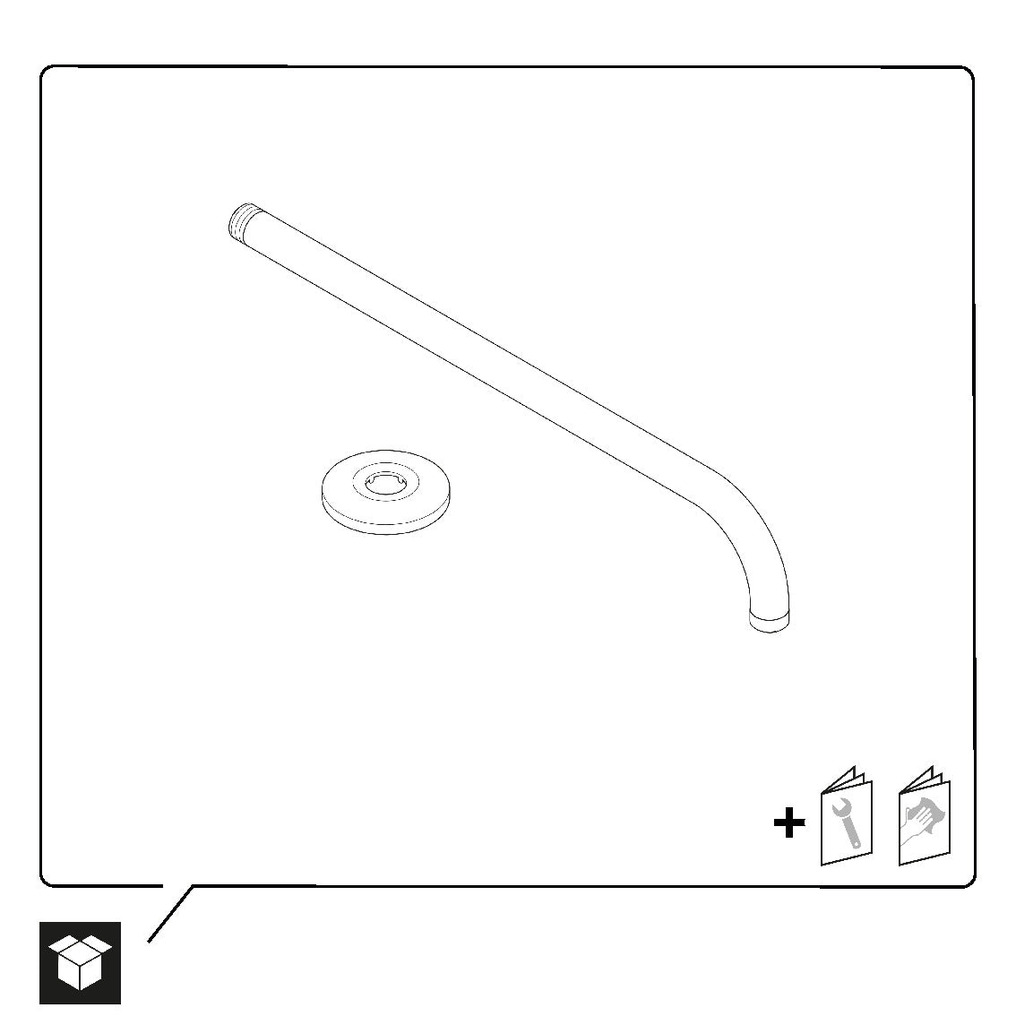 Duravit Universalní sprchové rameno