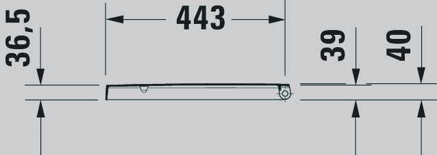 Duravit universell toalettsits med soft-close för ME by Starck