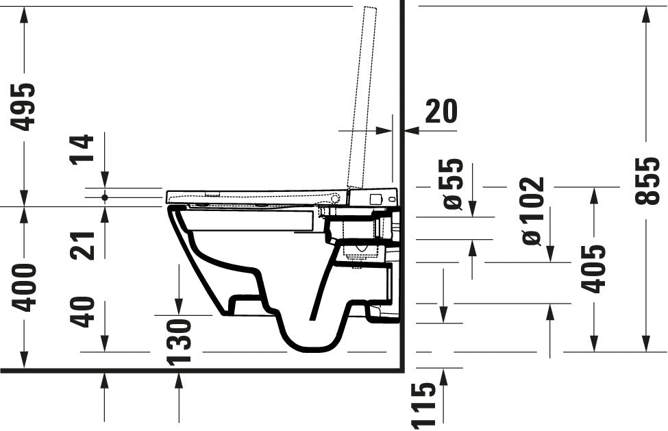 Duravit Soleil sprchovací WC