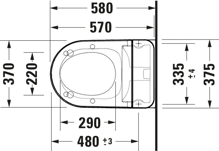 Duravit Soleil sprchovací WC