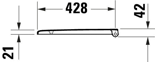 Duravit Univavo univerzální WC sedátko s pomalým sklápěním