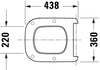 Duravit Univavo univerzální WC sedátko s pomalým sklápěním