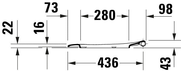 Duravit Univavo univerzální WC sedátko s tichým sklápěním