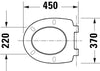 Duravit Univavo univerzální WC sedátko s pomalým sklápěním
