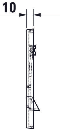 Duravit DuraSystem mechanická ovládací deska pro WC