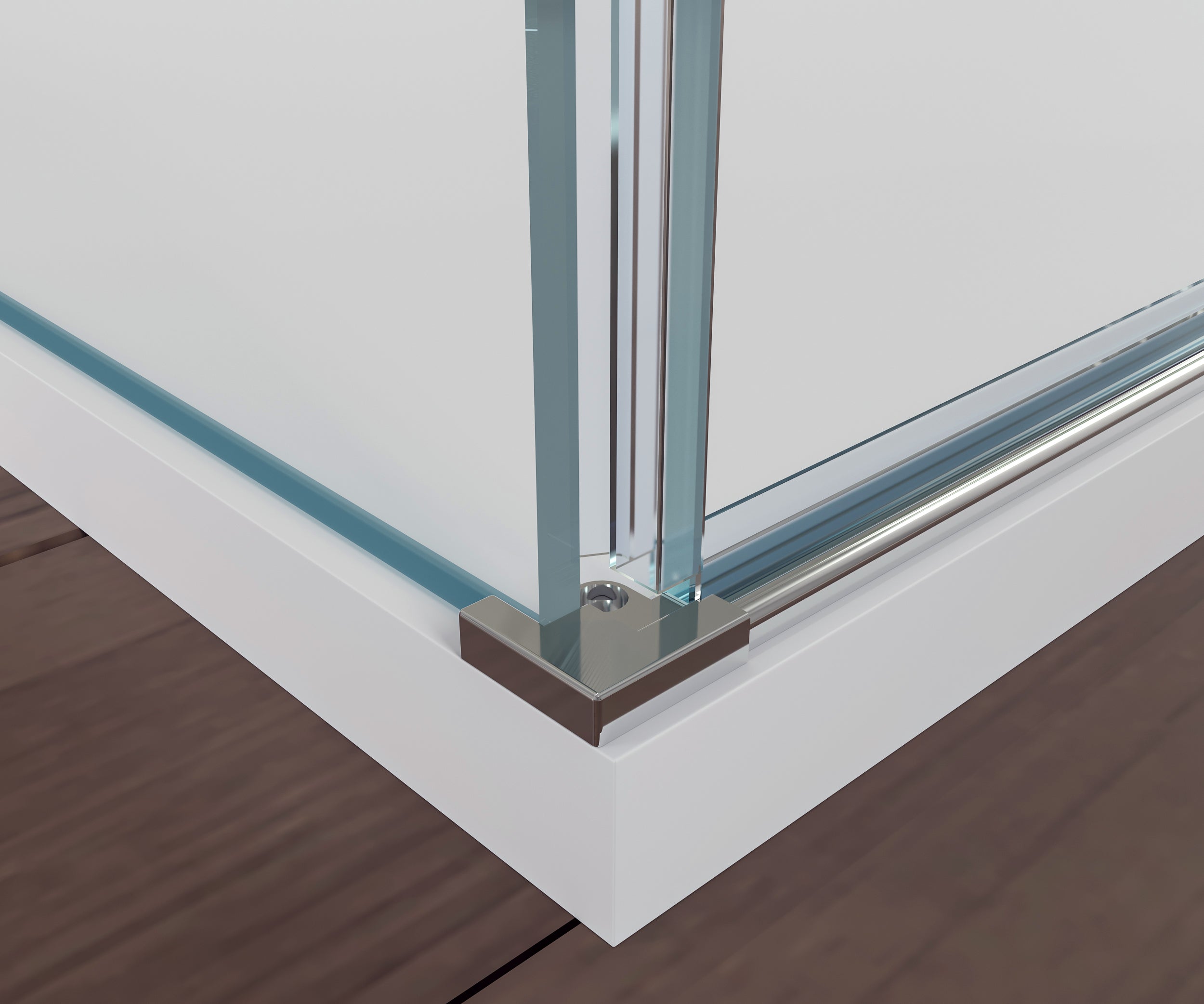 Třístěnný sprchový kout EX412 - 8mm bezpečnostní sklo - 120x80x195 cm - včetně sprchové vaničky