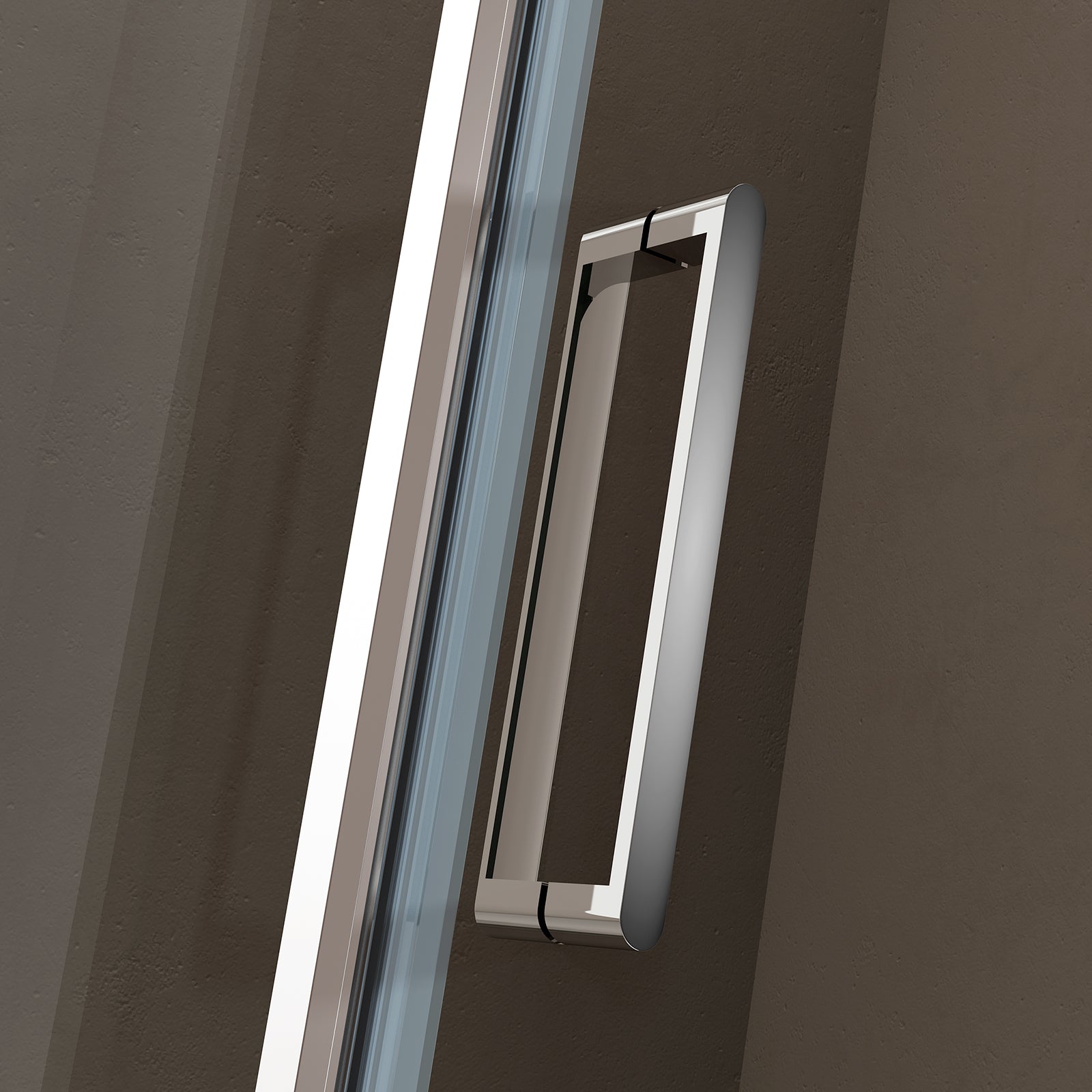 Sprchový kout rohový Nano 6mm pravé sklo EX416S - 80 x 80 x 195 cm