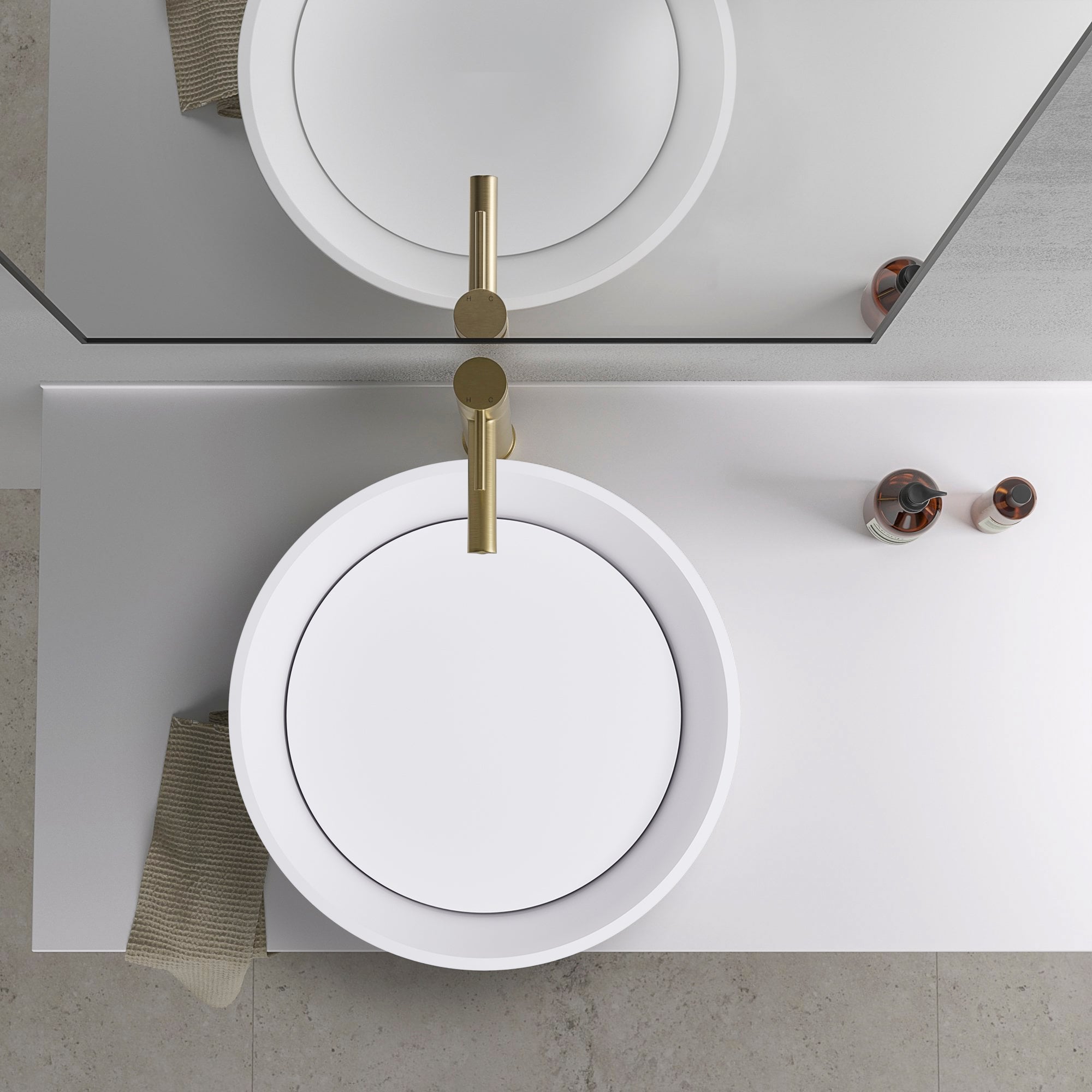 Umyvadlo na desku NT2430