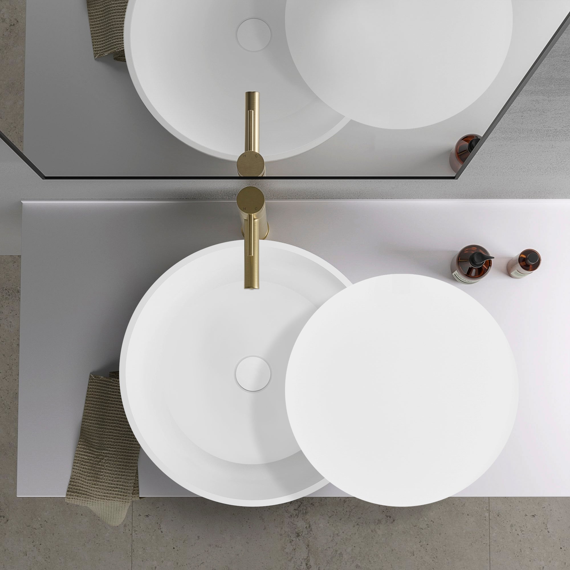 Umyvadlo na desku NT2430