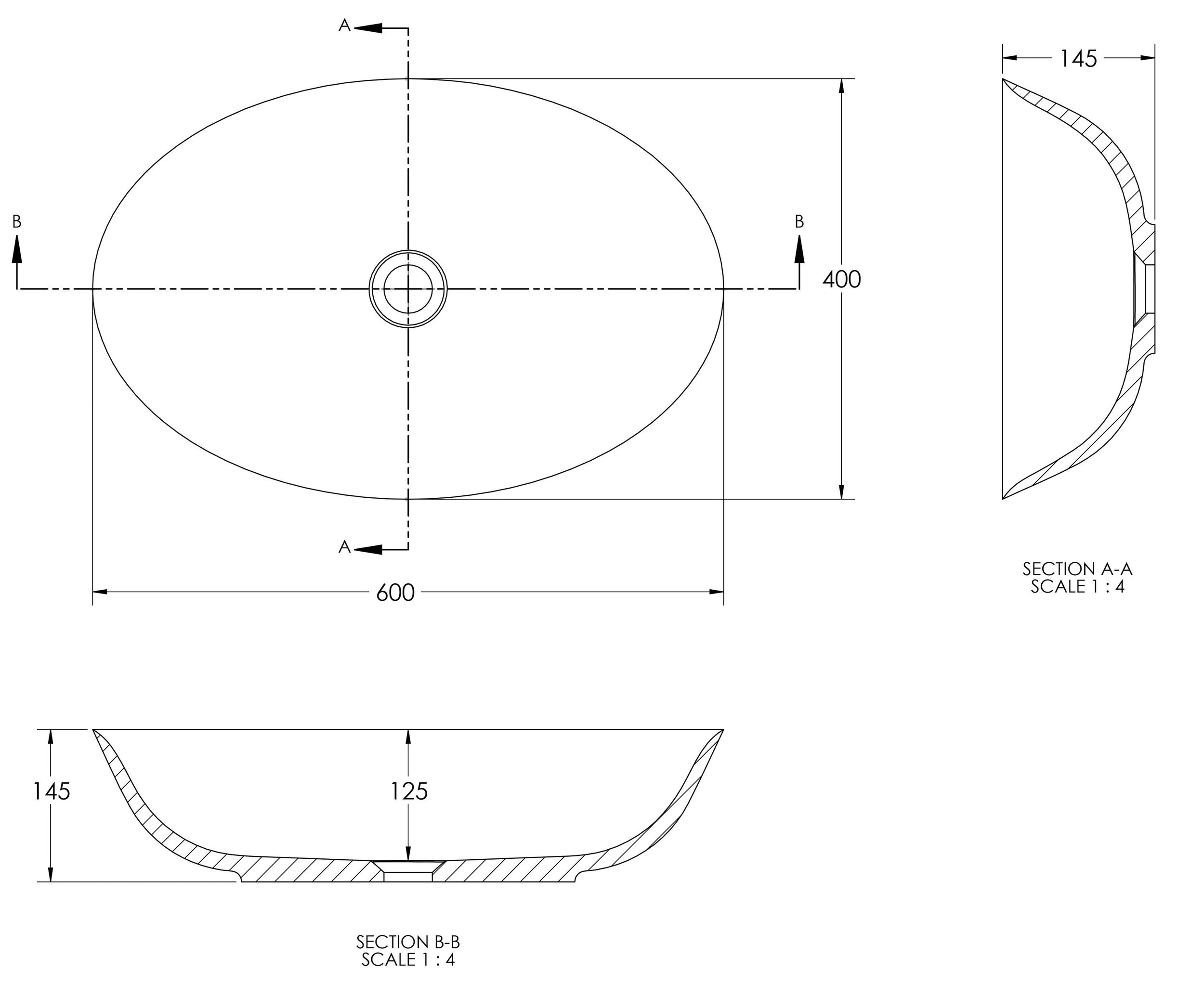 Umyvadlo na desku NT8531