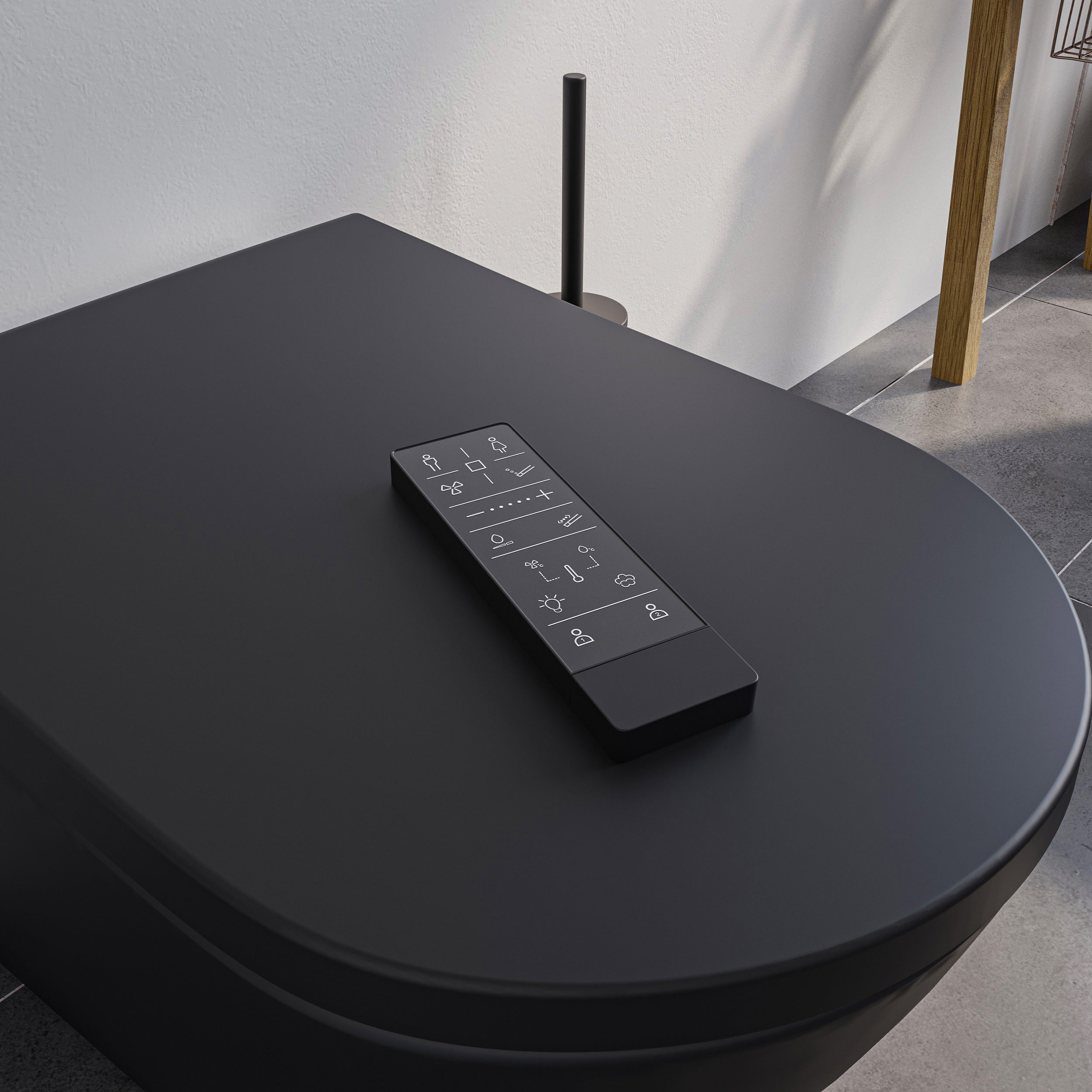 Sprchovací toaleta PREMIUM 1102 Černá matná