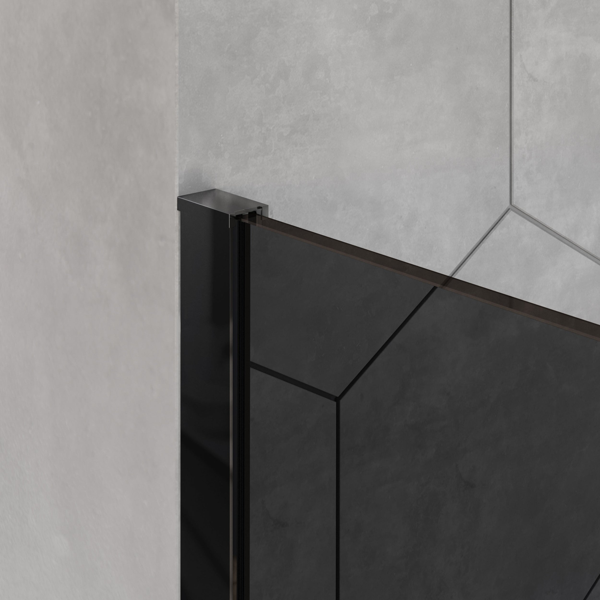 Sprchová zástěna Walk-In EX101 - 8 mm nano šedé sklo - různé šířky