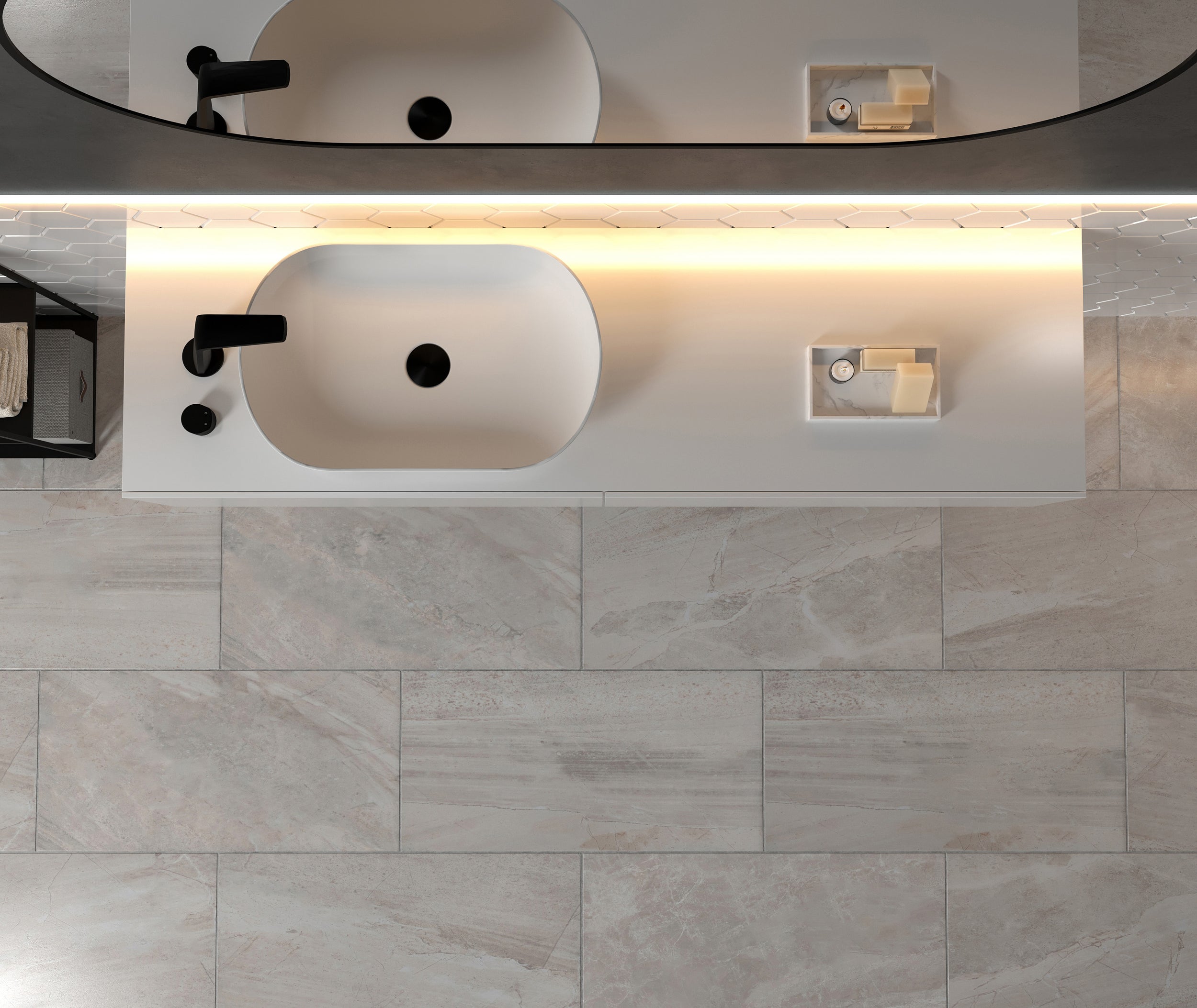 Nástavné umyvadlo O-540