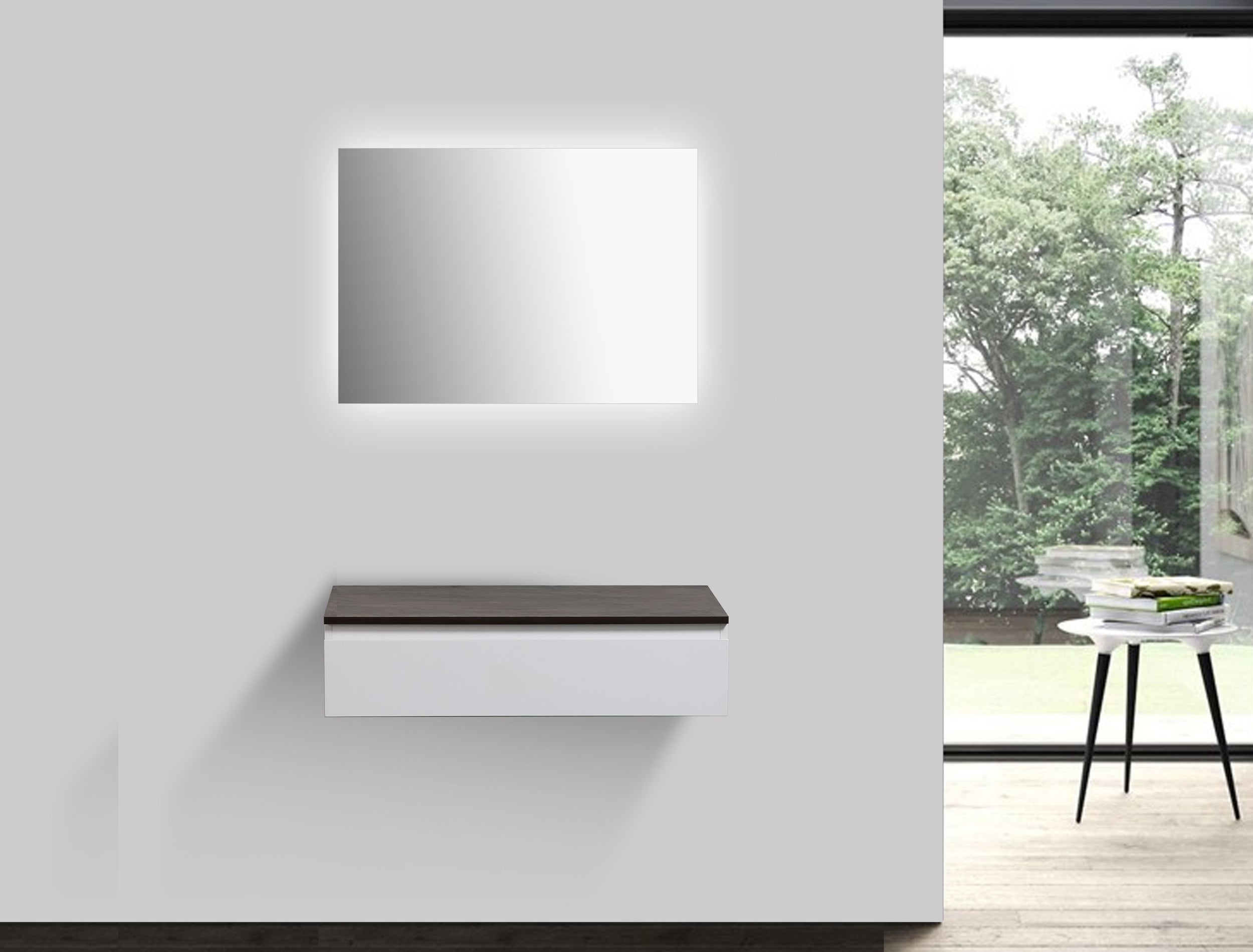 Koupelnová skříňka pod umyvadlo Vision 800 - Bílá matná