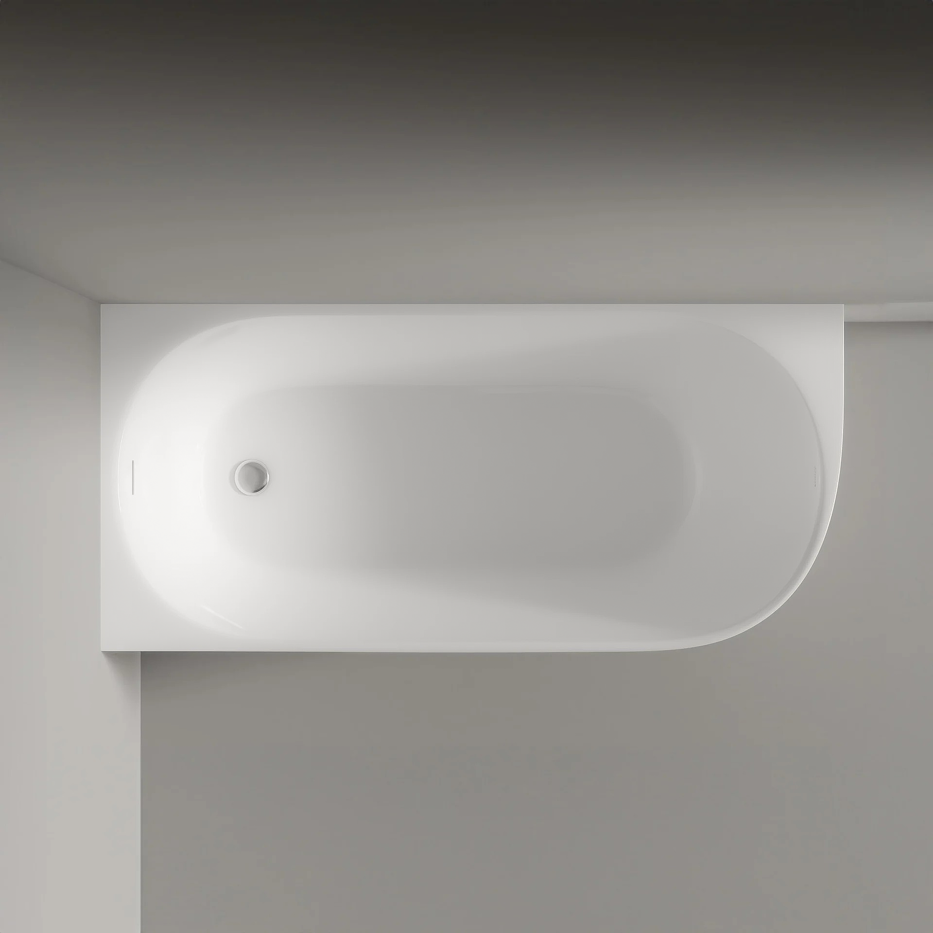 Volně stojící rohová úsporná vana NORA CORNER