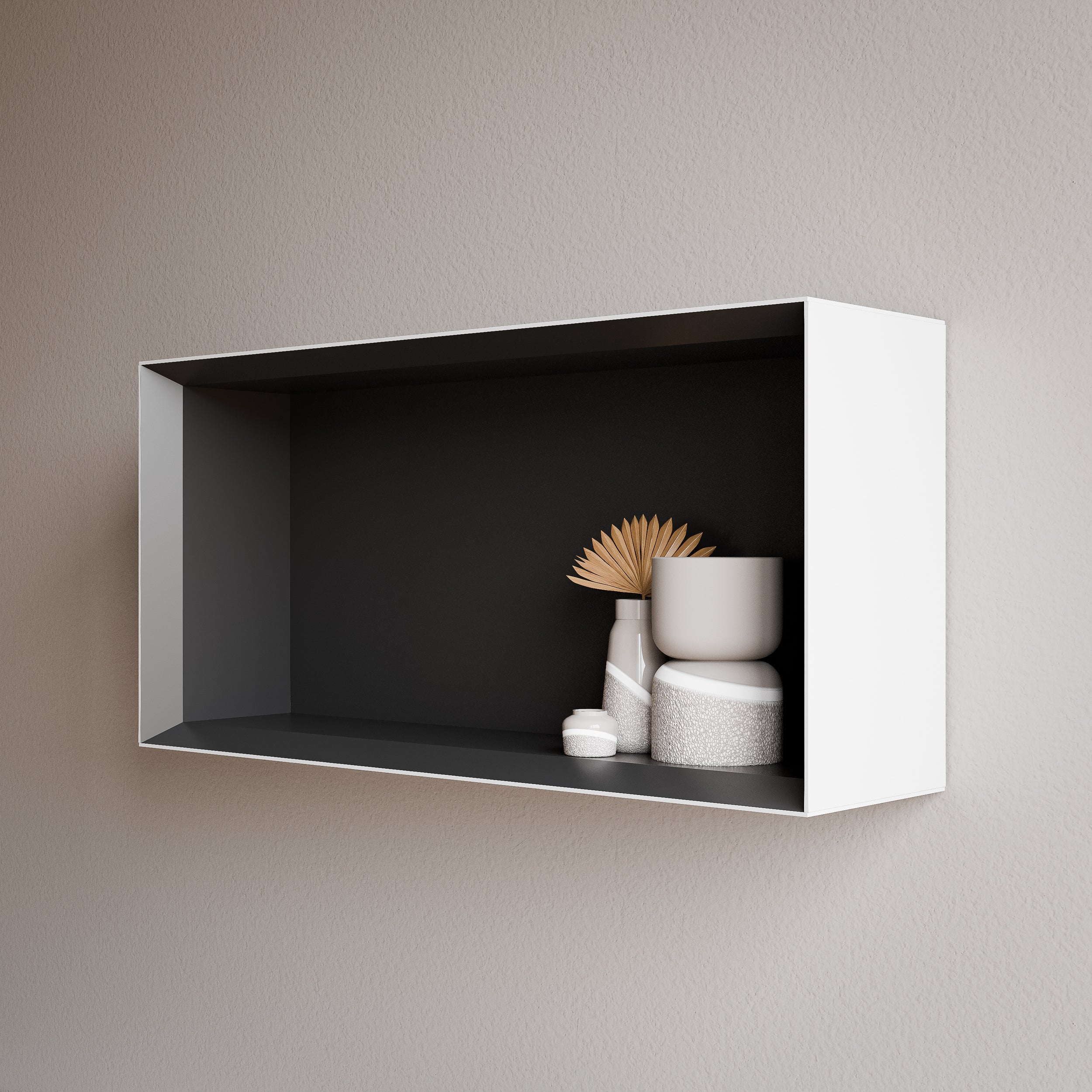 Nástěnná police ARCTIC 640 - White Softtouch