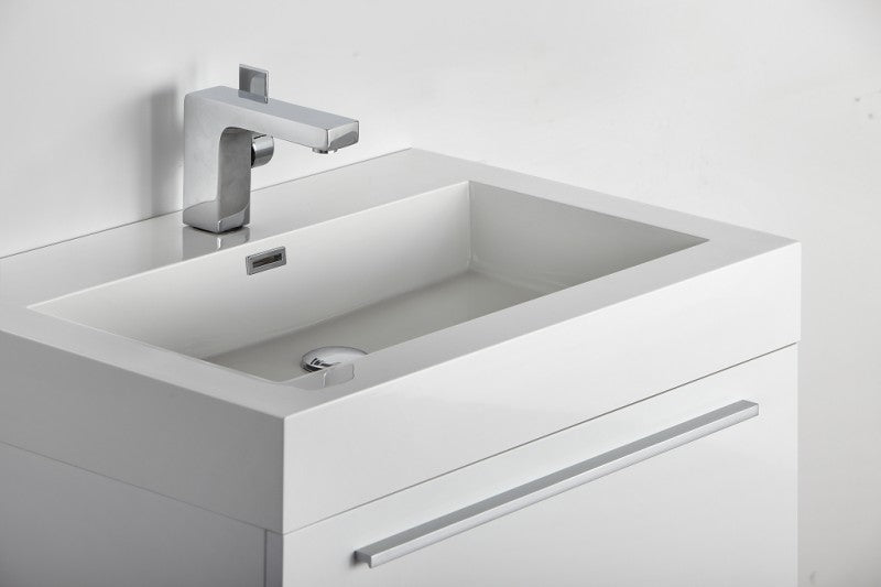 Koupelnová skříňka s umyvadlem T730 - bílá