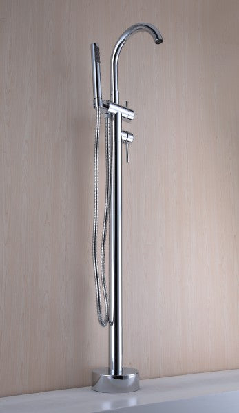 Volně stojící vanová baterie 8028 - kulatá