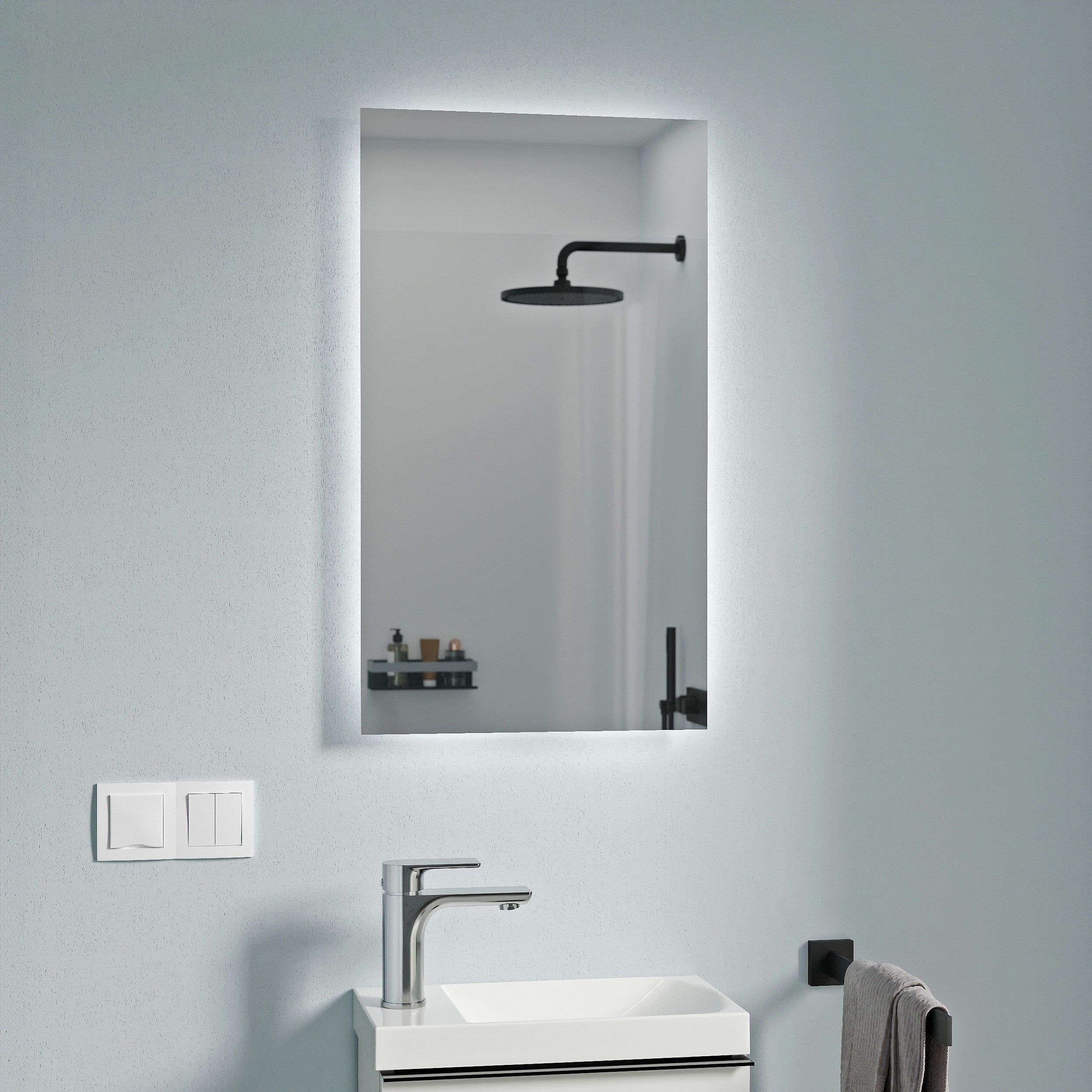 Koupelnová sada pro hosty WC TIM 40 cm s umyvadlem