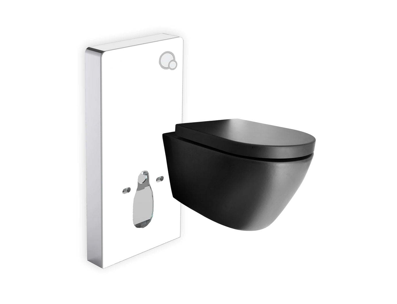 WC Set 46: Toaleta B-8030R černá