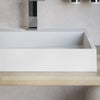 Umyvadlo BS6001 nástěnné i na desku - šířka 120 cm - 2 otvory pro baterie - bílá