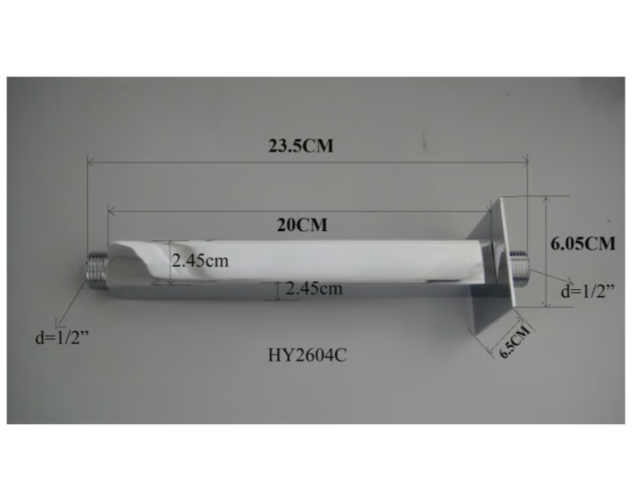 Sprchové rameno 2604C - 20 cm