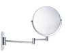 Duravit D-Code toaletní zrcadlo, otočné, Ø 20 cm, chrom