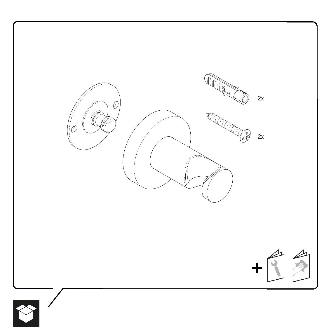 Duravit univerzální držák sprchy