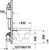WC prvek DuraSystem, Basic