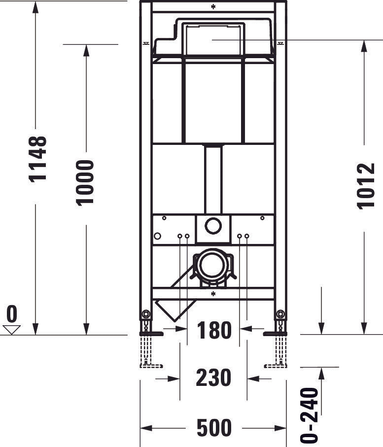 WC prvek DuraSystem, Basic
