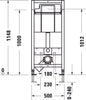 WC prvek DuraSystem, Basic