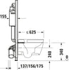 WC prvek DuraSystem, Basic