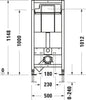WC prvek DuraSystem, Basic