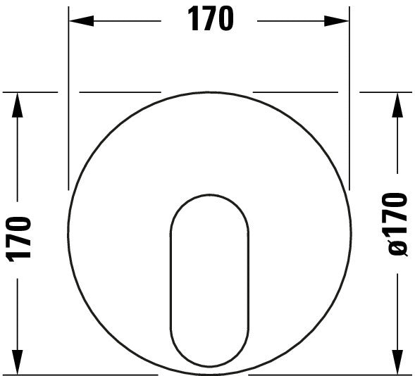 Duravit Wave podomítková sprchová baterie s jednou pákou