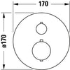 Podomítkový termostat Duravit