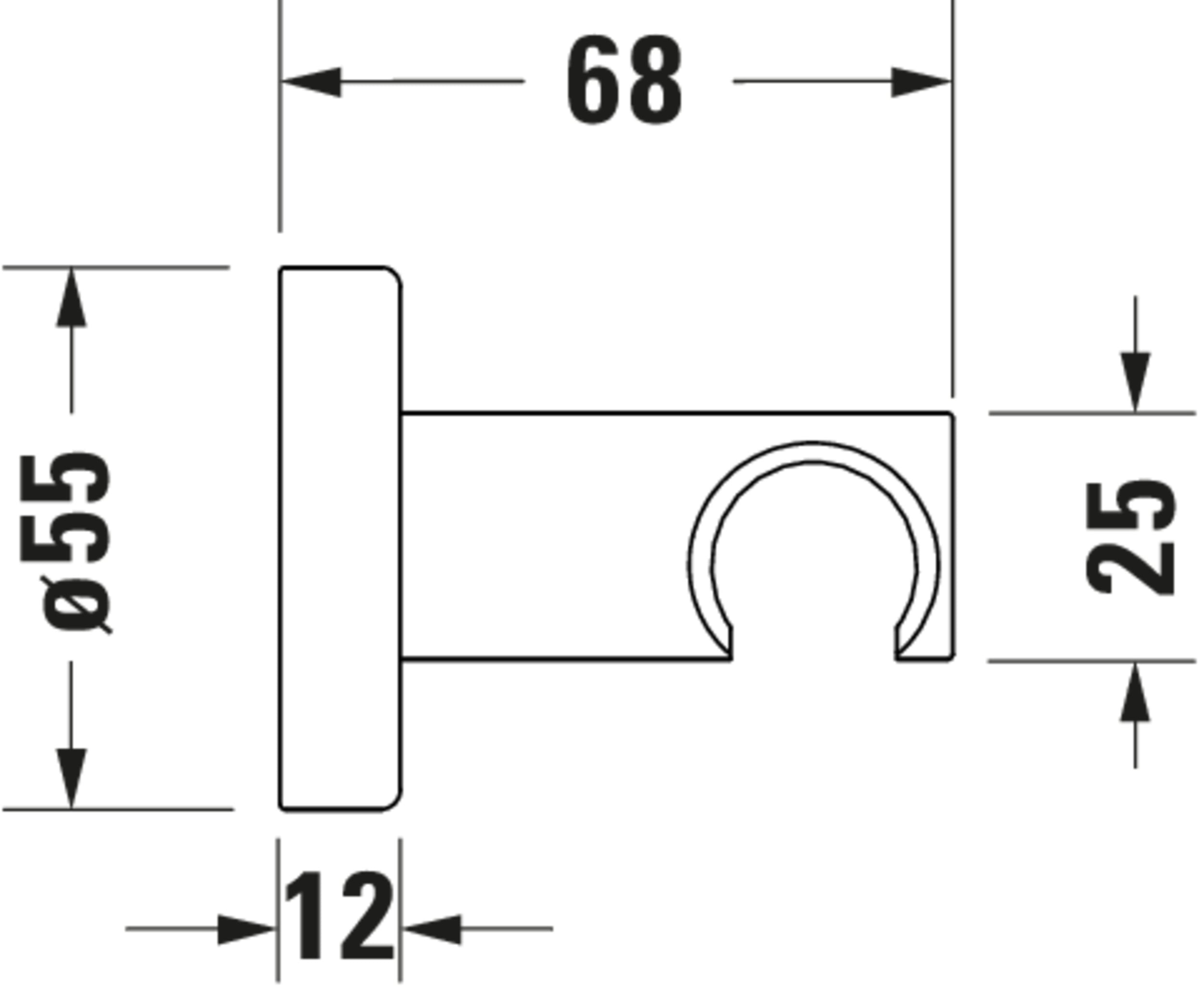 Duravit Wave vanaová baterie s termostatem