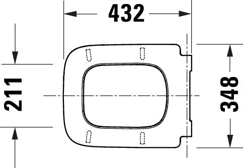 Duravit Univavo univerzální WC sedátko s pomalým sklápěním