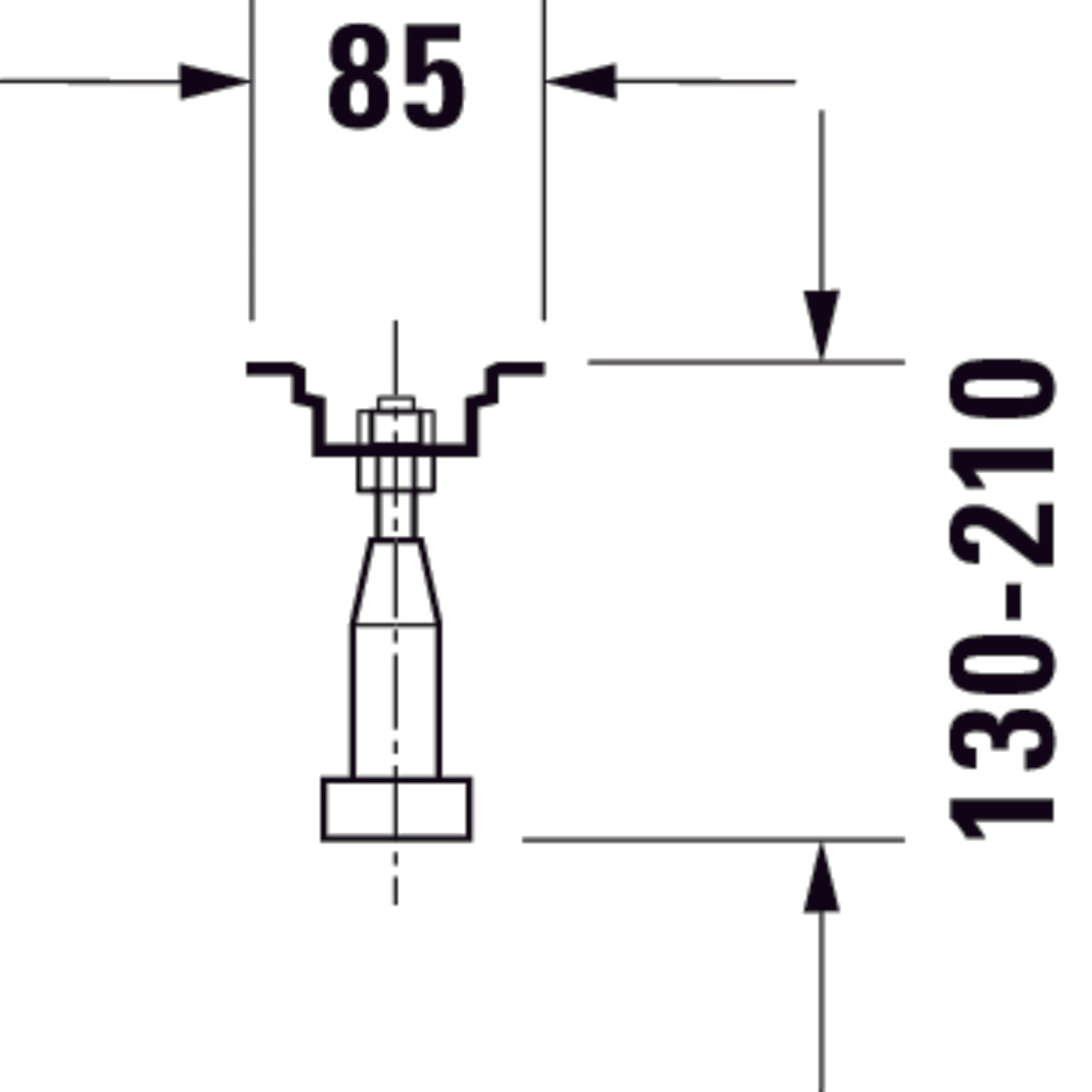 Duravit Univerzální podstavec - 2 kusy