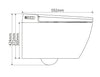 Kompletní sada sprchového WC 540 PRO s předstěnovým prvkem Geberit Duofix