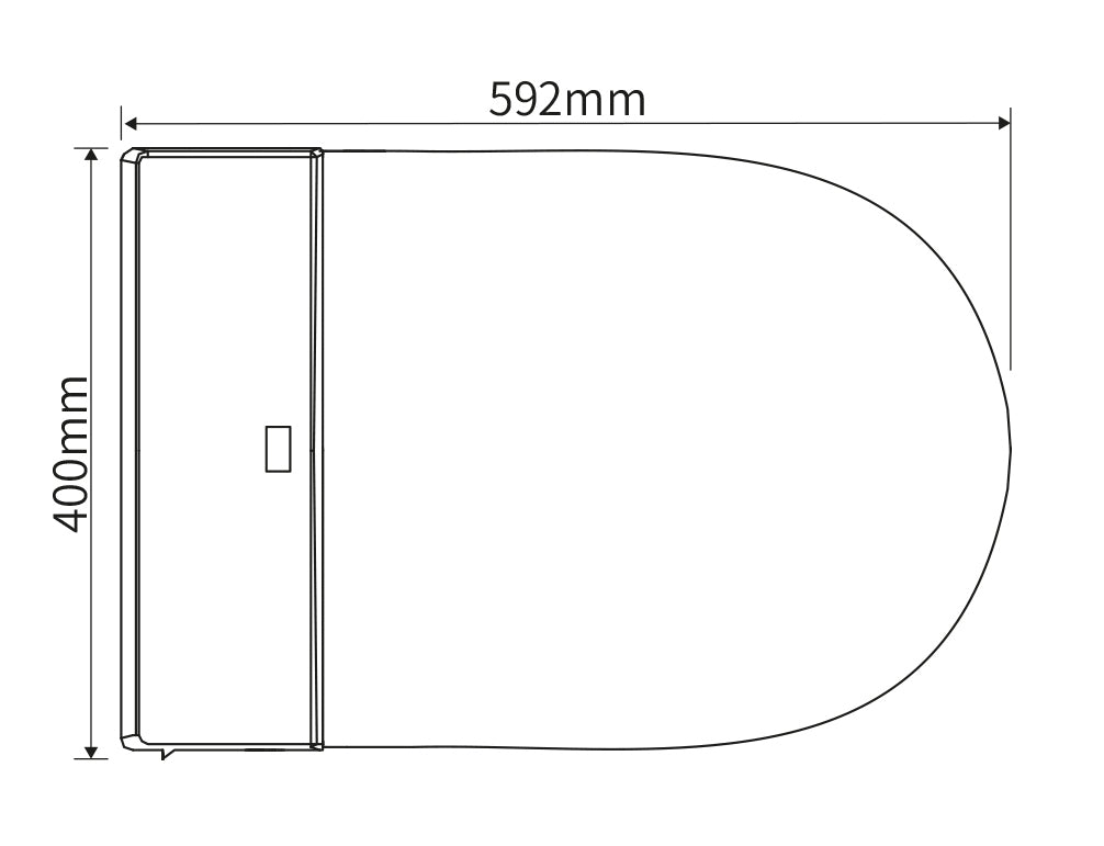 Kompletní sada sprchového WC 540 PRO s předstěnovým prvkem Geberit Duofix