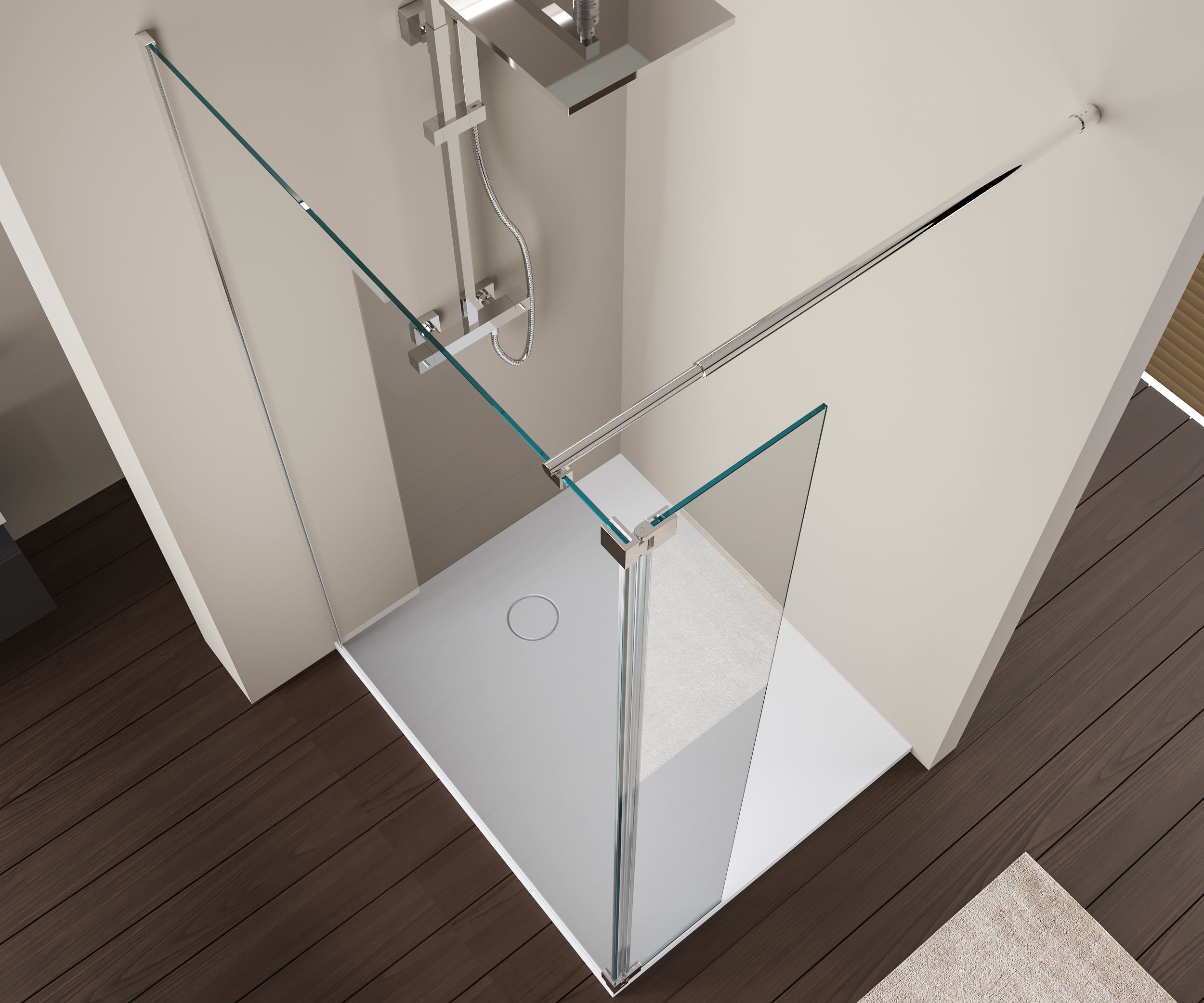 Sprchová zástěna Walk-In sprcha Nano NT109