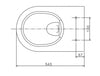 Závěsné WC NT2039 - Rimless