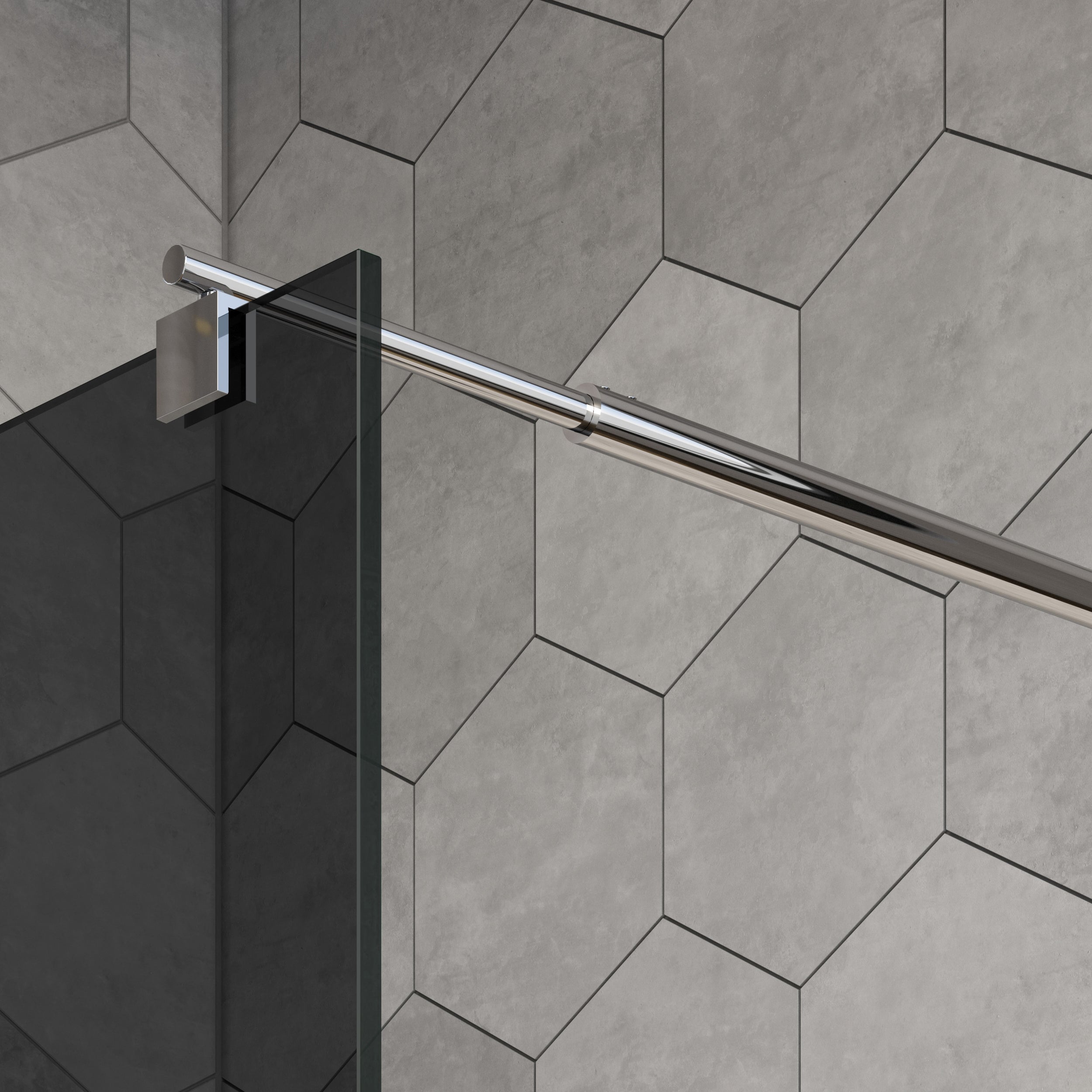Sprchová kabina Walk-In Nano real glass EX101