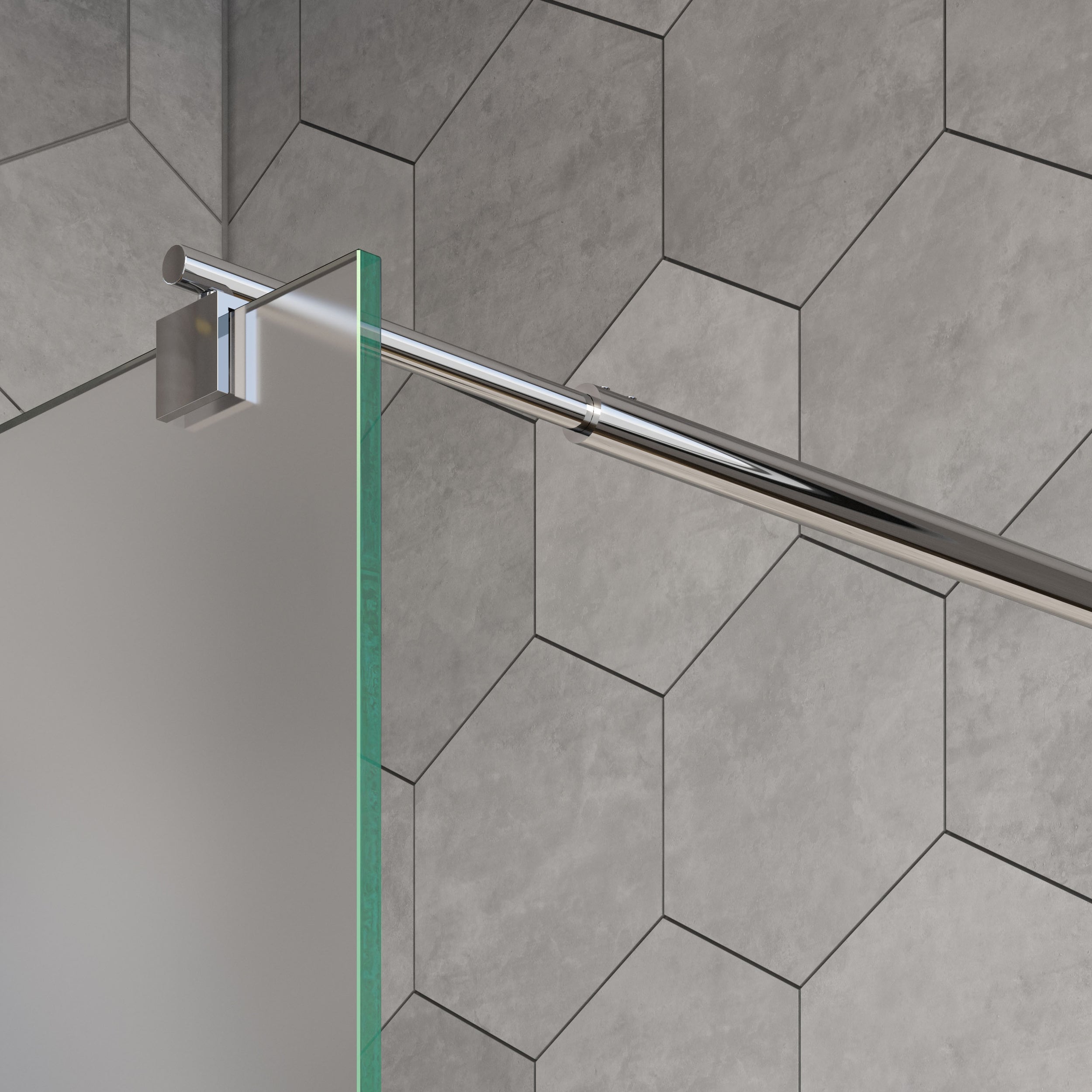 Sprchová zástěna Walk-In EX101 - 10 mm matné sklo - Nano ochrana - různé šířky